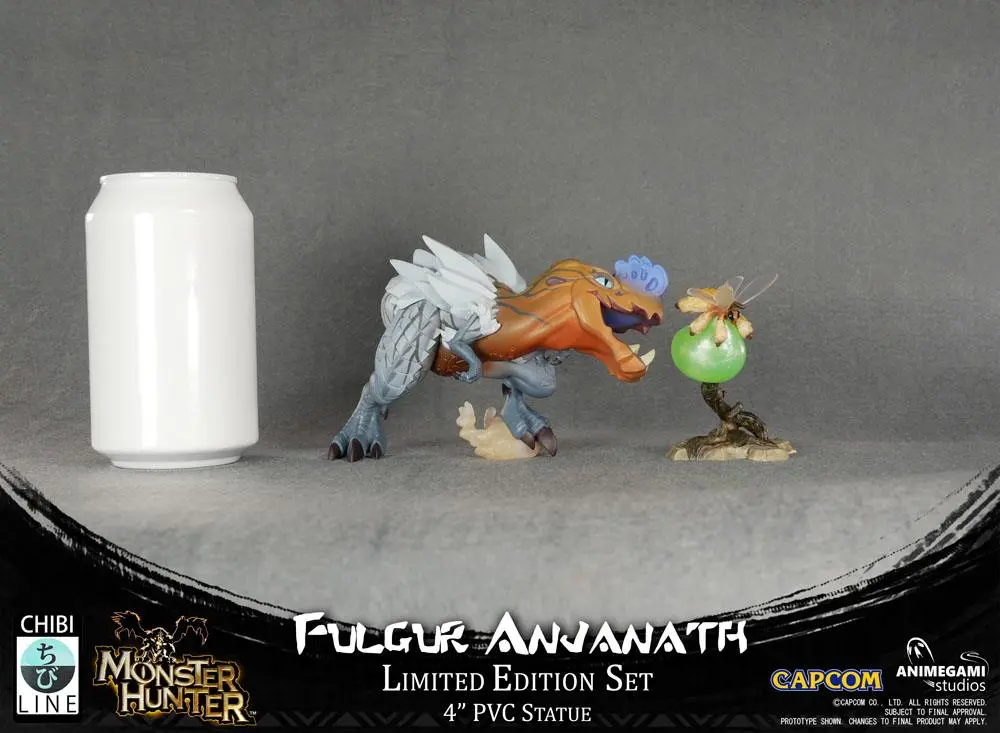 Monster Hunter Fulgur Anjanath PVC szobor figura 10 cm termékfotó