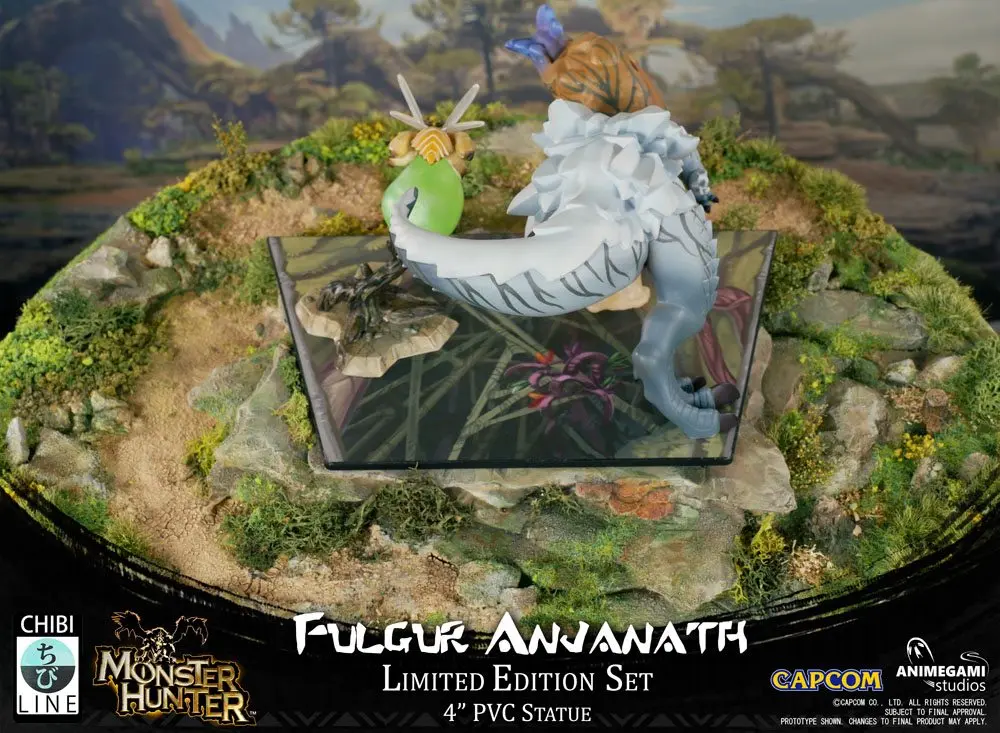 Monster Hunter Fulgur Anjanath PVC szobor figura 10 cm termékfotó