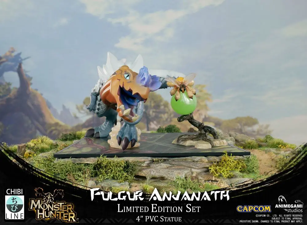 Monster Hunter Fulgur Anjanath PVC szobor figura 10 cm termékfotó