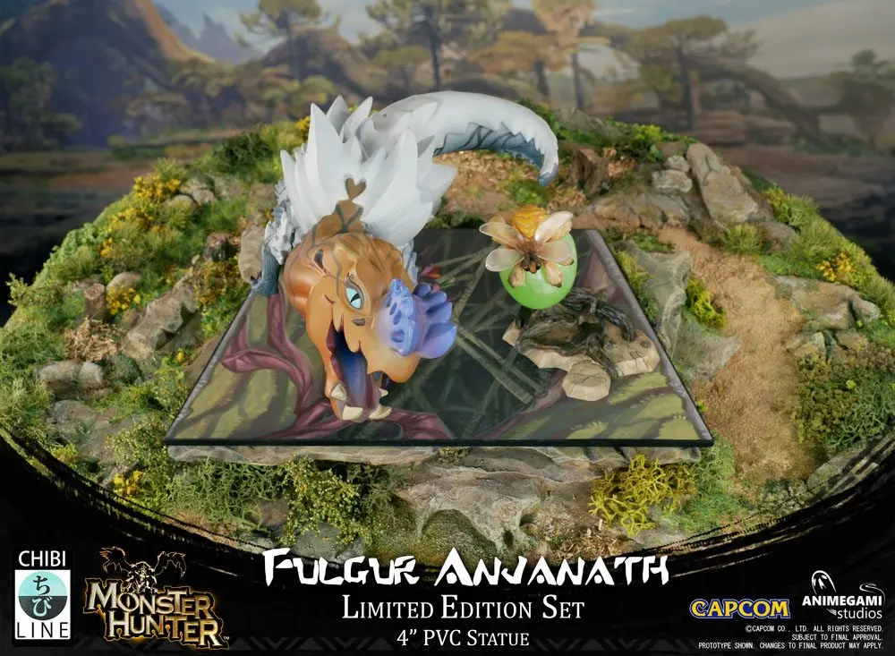 Monster Hunter Fulgur Anjanath PVC szobor figura 10 cm termékfotó