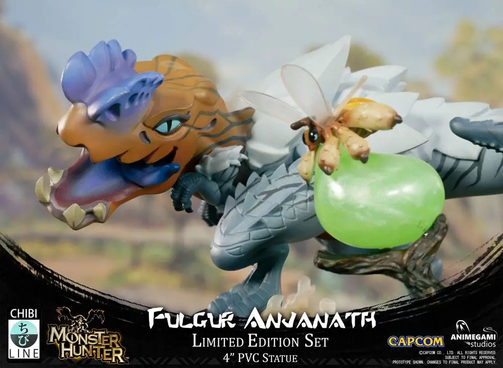 Monster Hunter Fulgur Anjanath PVC szobor figura 10 cm termékfotó