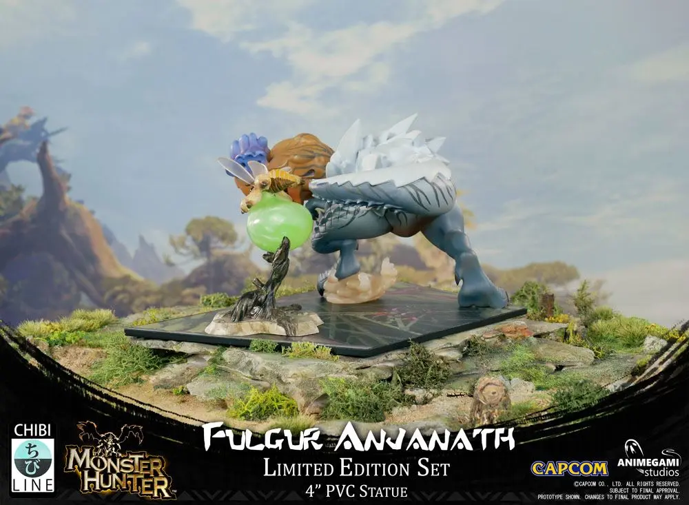 Monster Hunter Fulgur Anjanath PVC szobor figura 10 cm termékfotó