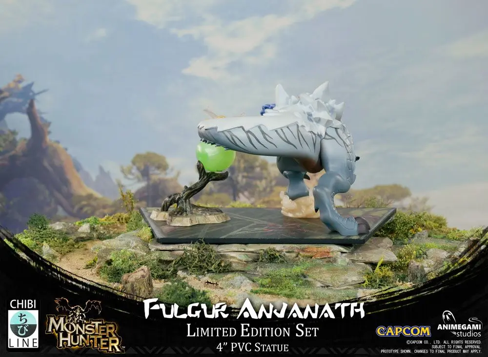 Monster Hunter Fulgur Anjanath PVC szobor figura 10 cm termékfotó