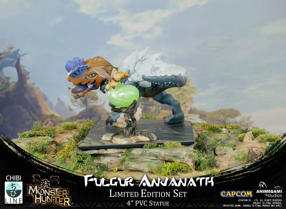Monster Hunter Fulgur Anjanath PVC szobor figura 10 cm termékfotó