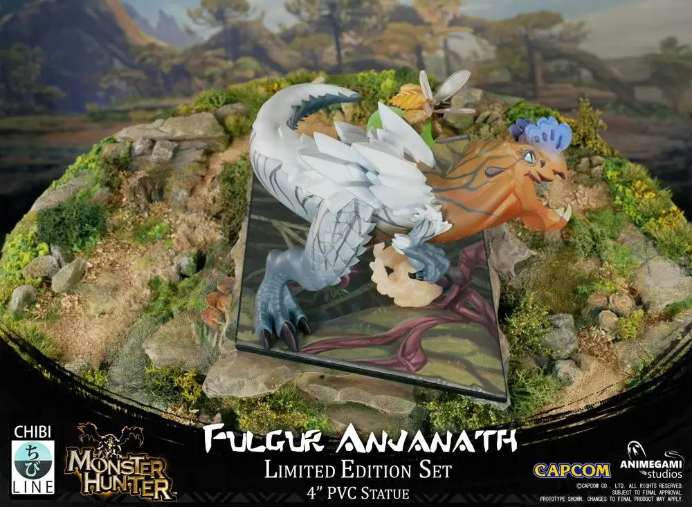 Monster Hunter Fulgur Anjanath PVC szobor figura 10 cm termékfotó