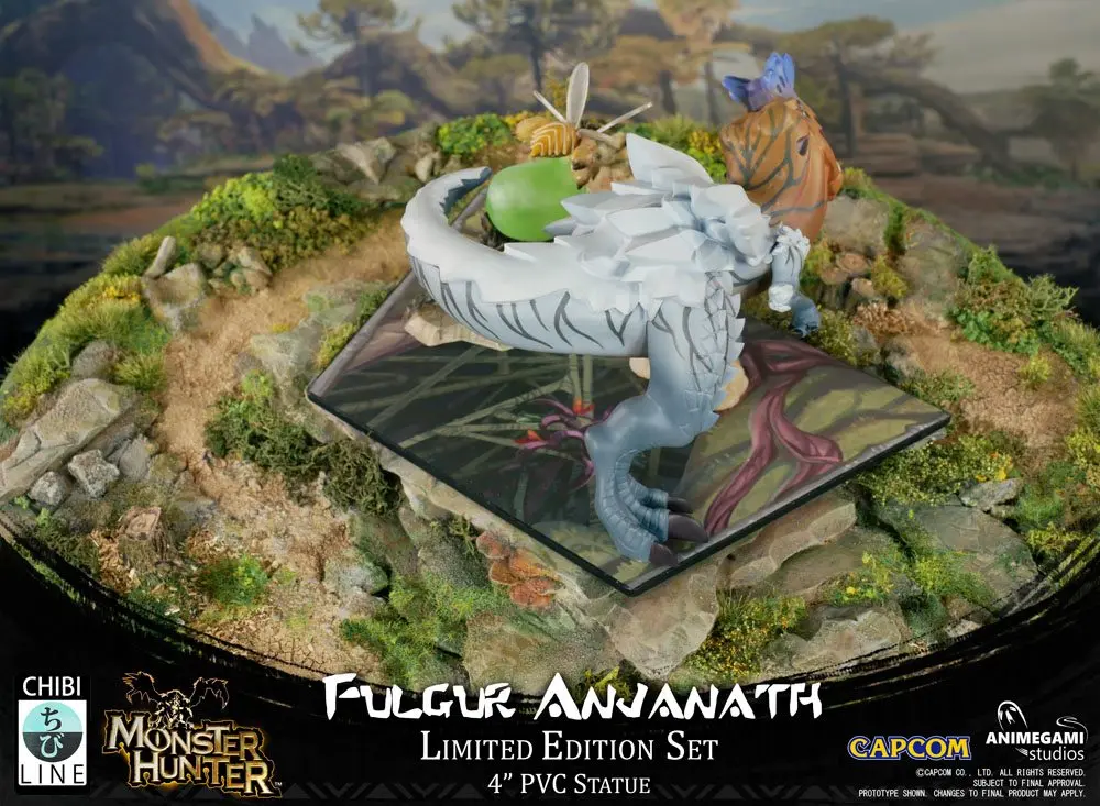 Monster Hunter Fulgur Anjanath PVC szobor figura 10 cm termékfotó