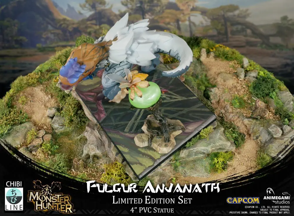 Monster Hunter Fulgur Anjanath PVC szobor figura 10 cm termékfotó