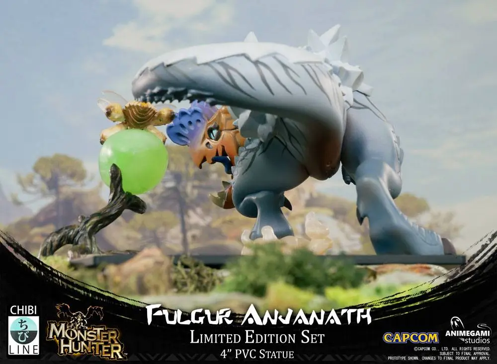 Monster Hunter Fulgur Anjanath PVC szobor figura 10 cm termékfotó