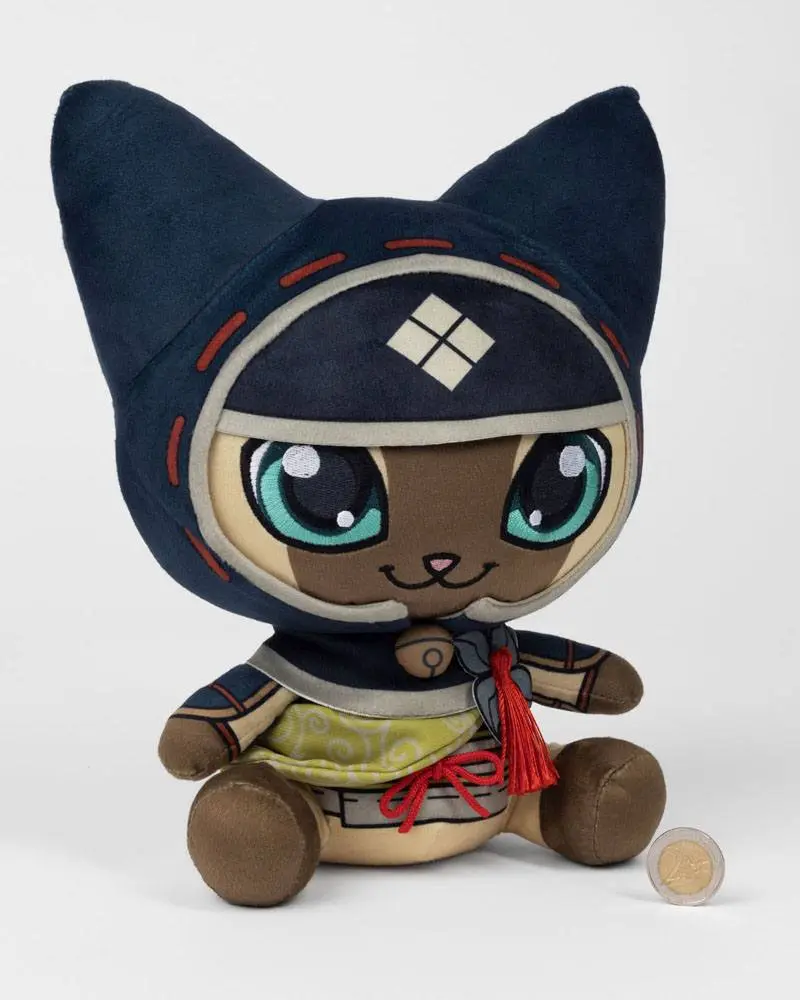 Monster Hunter Kamura Palico plüss figura 28 cm termékfotó