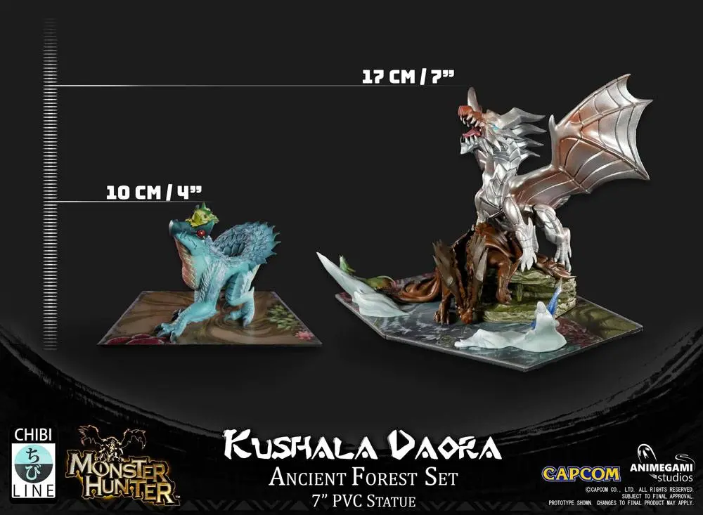 Monster Hunter Kushala Daora PVC szobor figura 17 cm termékfotó