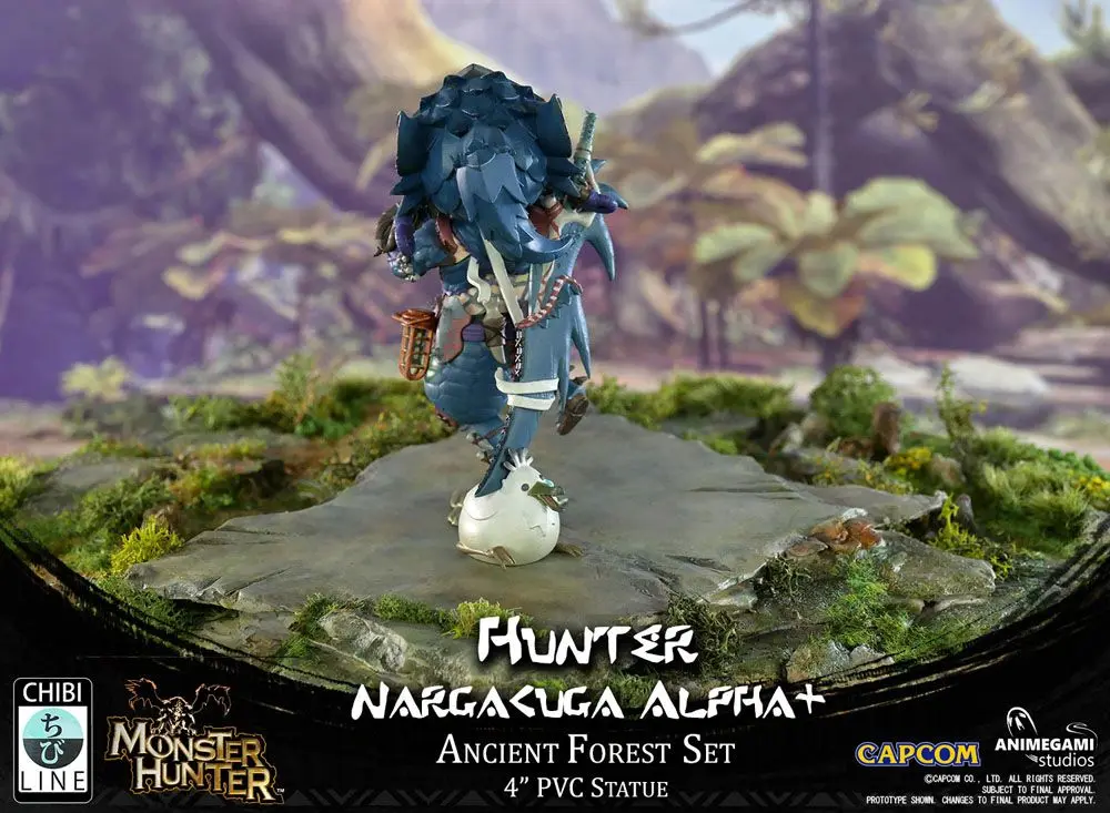 Monster Hunter Nargacuga Alpha+ PVC  szobor figura 10 cm termékfotó