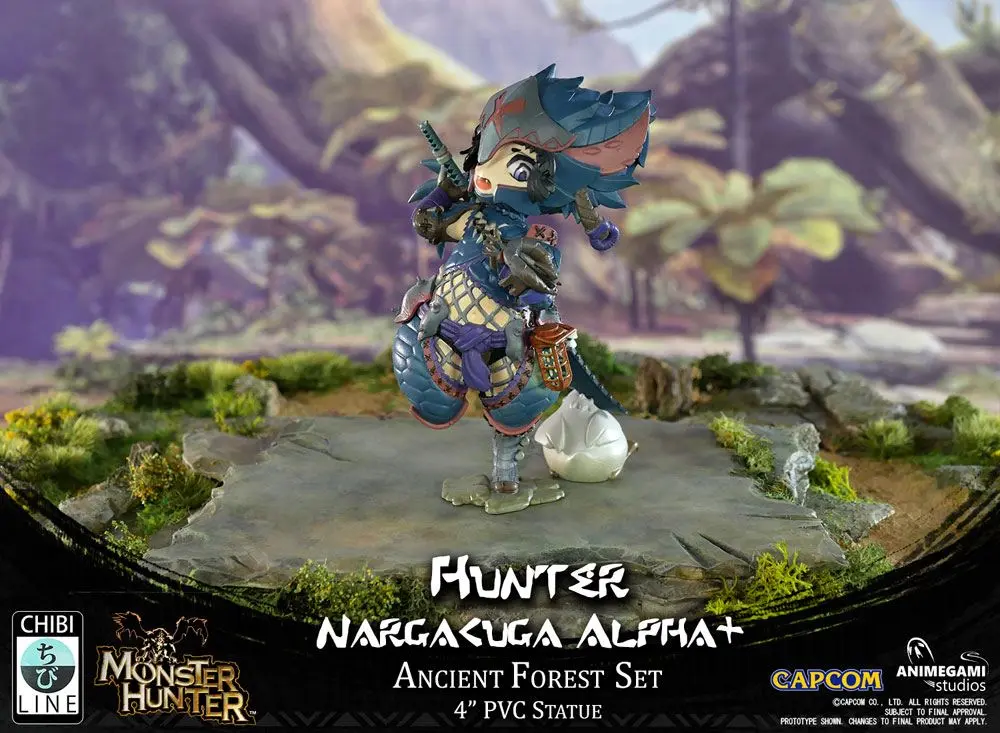 Monster Hunter Nargacuga Alpha+ PVC  szobor figura 10 cm termékfotó