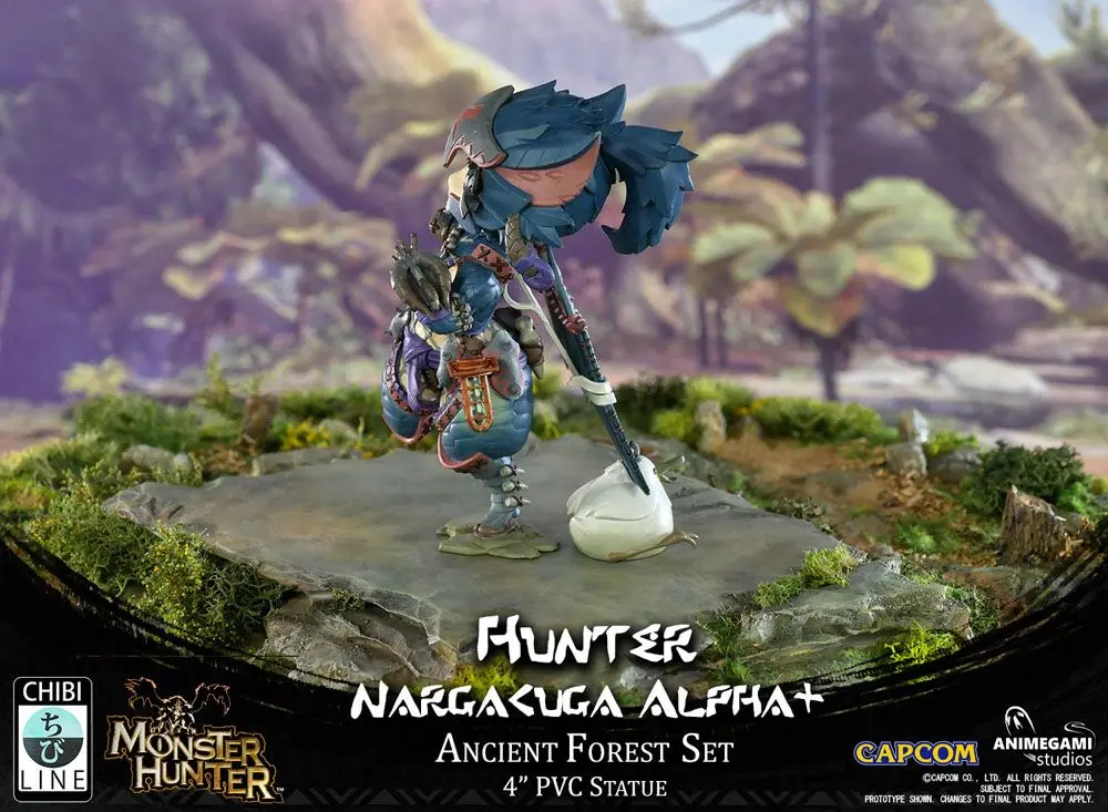 Monster Hunter Nargacuga Alpha+ PVC  szobor figura 10 cm termékfotó