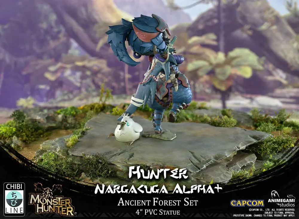 Monster Hunter Nargacuga Alpha+ PVC  szobor figura 10 cm termékfotó