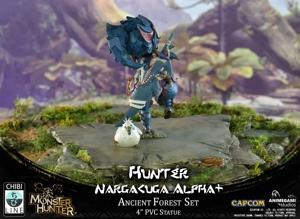 Monster Hunter Nargacuga Alpha+ PVC  szobor figura 10 cm termékfotó