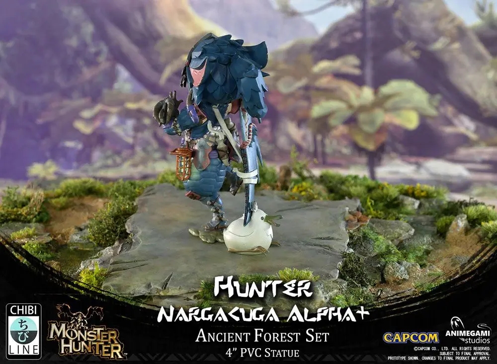 Monster Hunter Nargacuga Alpha+ PVC  szobor figura 10 cm termékfotó