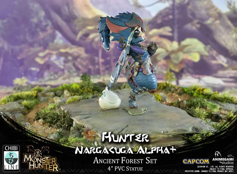 Monster Hunter Nargacuga Alpha+ PVC  szobor figura 10 cm termékfotó