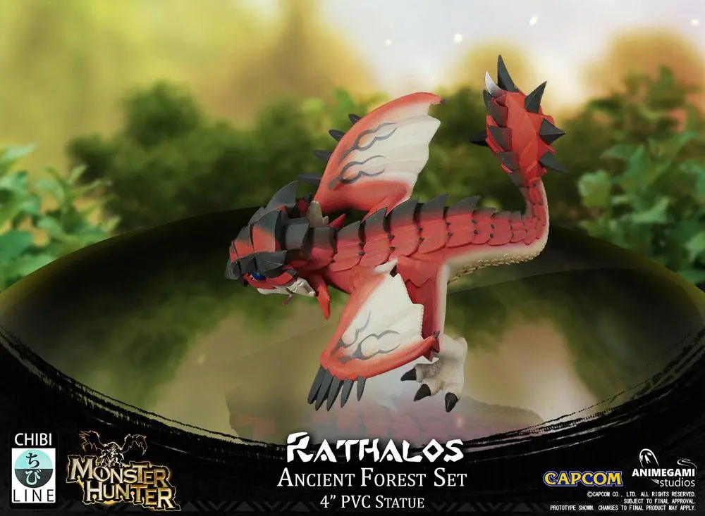 Monster Hunter PVC  Rathalos Exclusive Edition szobor figura 10 cm termékfotó
