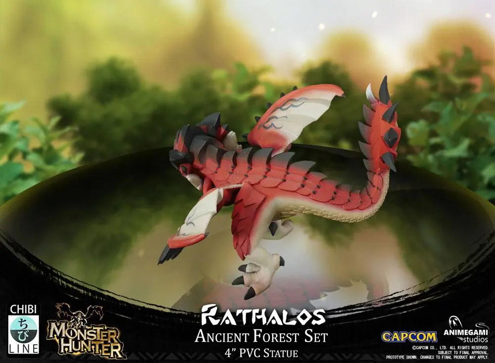 Monster Hunter PVC  Rathalos Exclusive Edition szobor figura 10 cm termékfotó