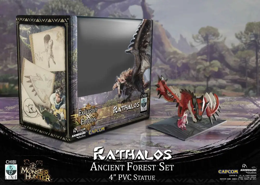 Monster Hunter PVC  Rathalos Exclusive Edition szobor figura 10 cm termékfotó