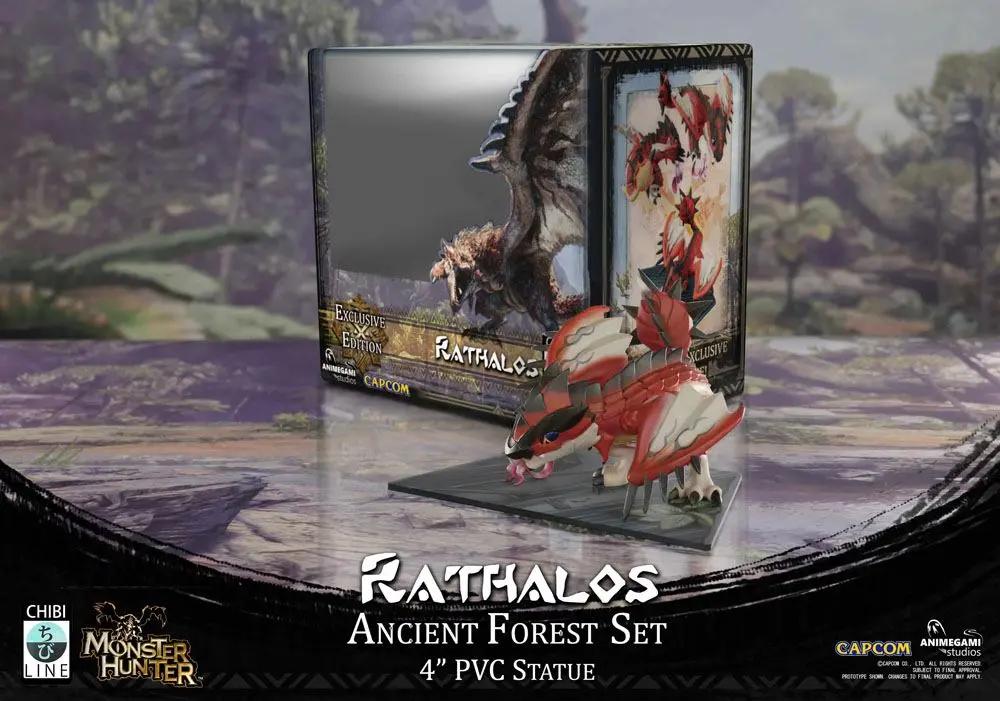 Monster Hunter PVC  Rathalos Exclusive Edition szobor figura 10 cm termékfotó
