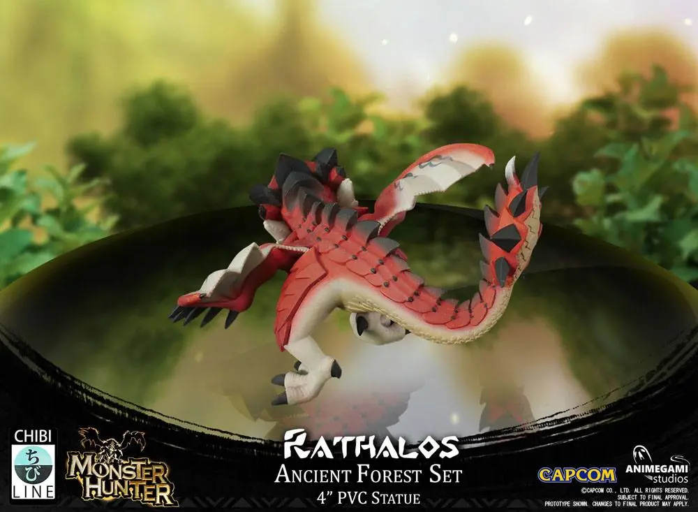 Monster Hunter PVC  Rathalos Exclusive Edition szobor figura 10 cm termékfotó