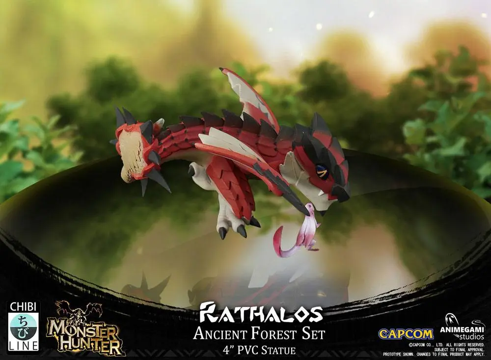 Monster Hunter PVC  Rathalos Exclusive Edition szobor figura 10 cm termékfotó