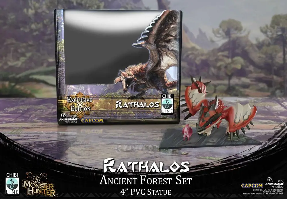 Monster Hunter PVC  Rathalos Exclusive Edition szobor figura 10 cm termékfotó