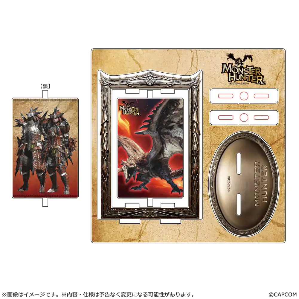Monster Hunter Rathalos Rotating akril figura 14 cm termékfotó