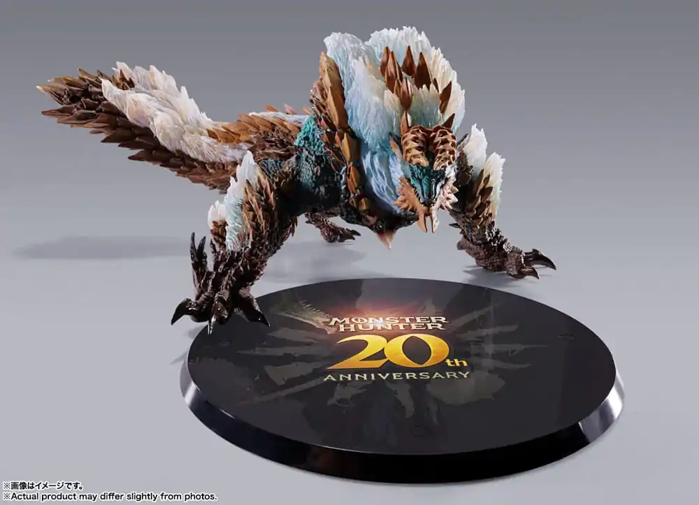 Monster Hunter S.H. MonsterArts akciófigura Zinogre 20th Anniversary Edition 29 cm termékfotó