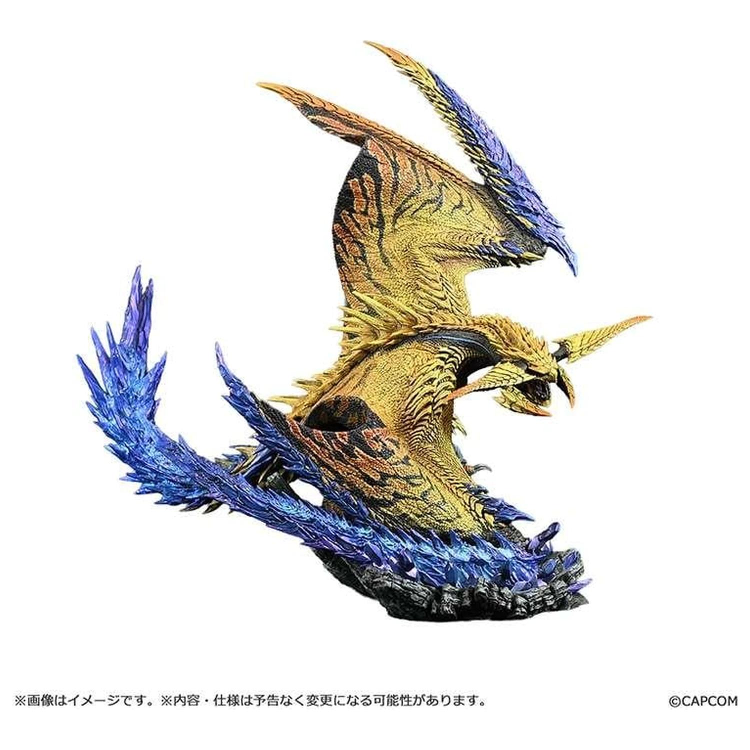 Monster Hunter Shining Thunder Wyvern Rey Dau szobor figura 28 cm termékfotó