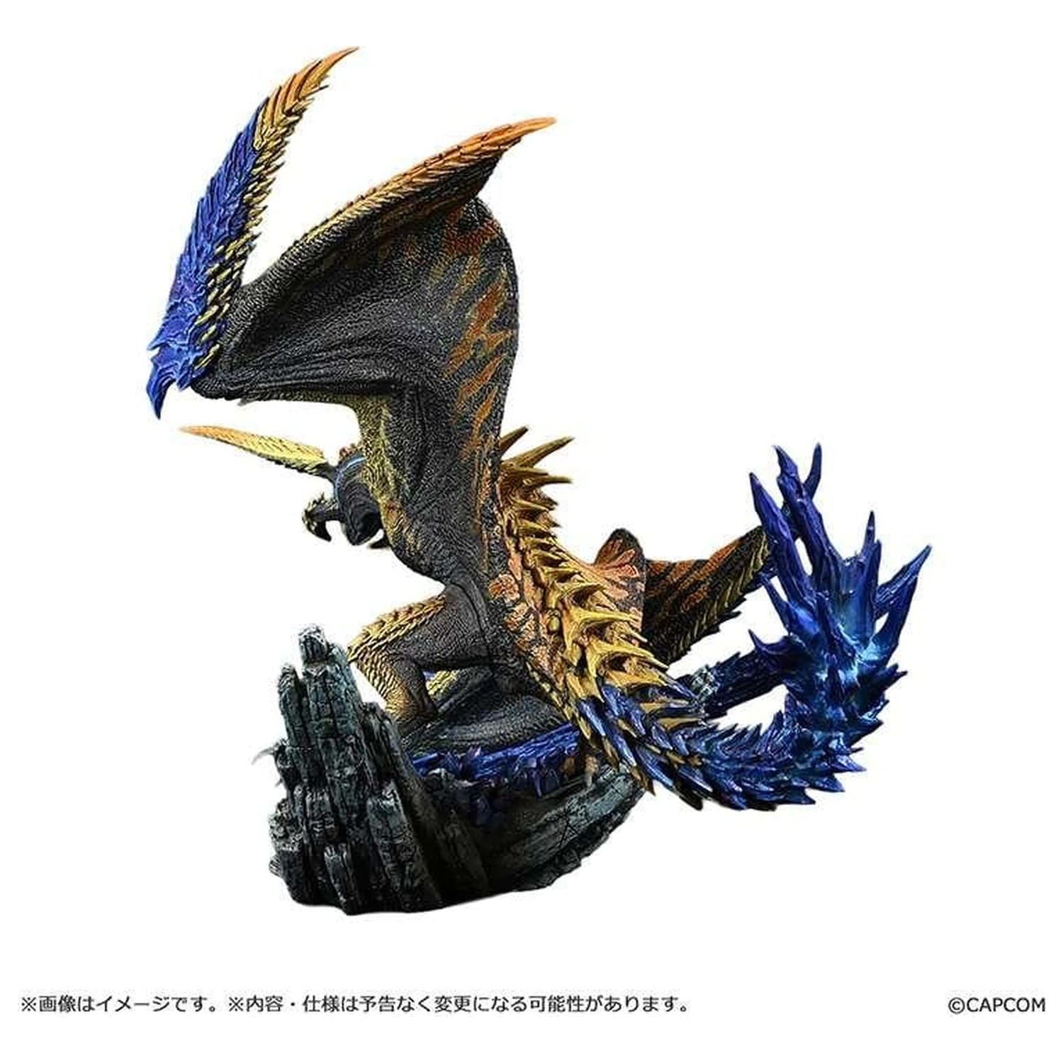 Monster Hunter Shining Thunder Wyvern Rey Dau szobor figura 28 cm termékfotó