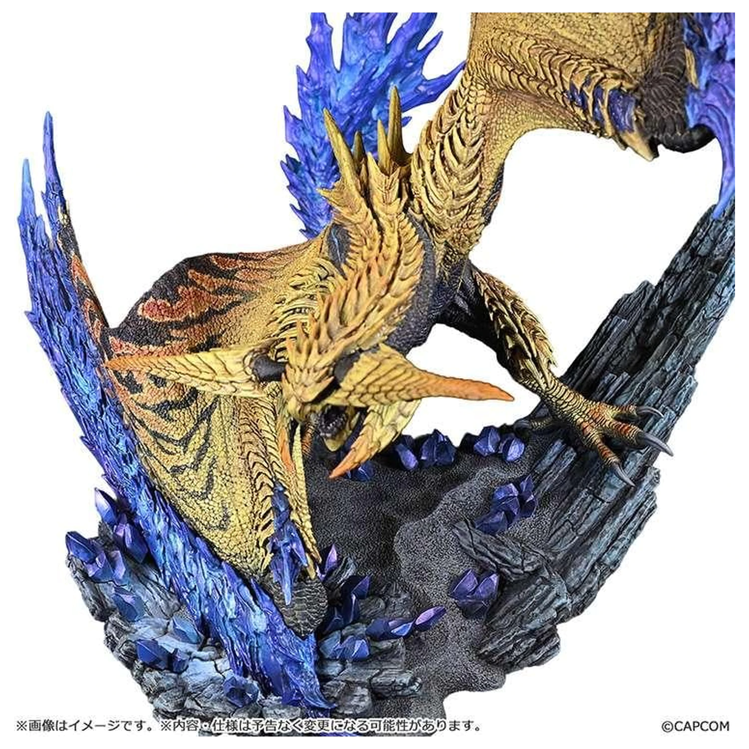 Monster Hunter Shining Thunder Wyvern Rey Dau szobor figura 28 cm termékfotó