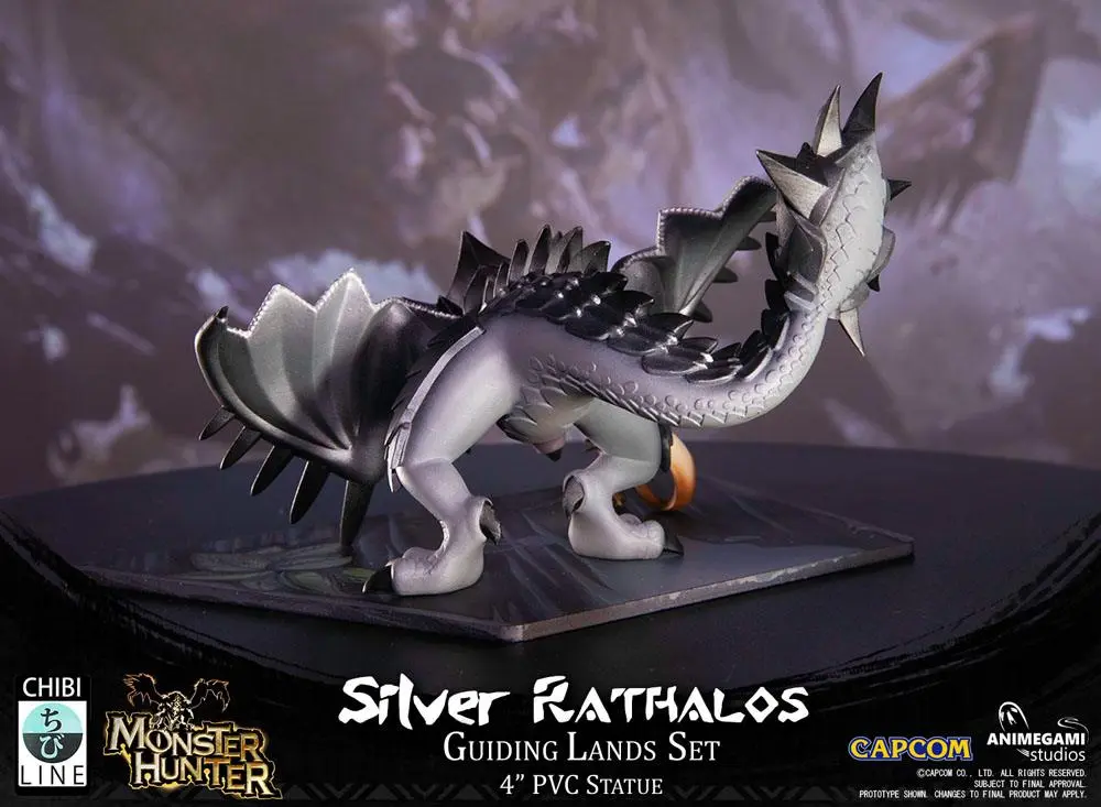 Monster Hunter Silver Rathalos PVC szobor figura 10 cm termékfotó