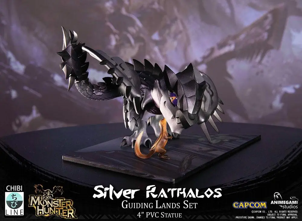 Monster Hunter Silver Rathalos PVC szobor figura 10 cm termékfotó