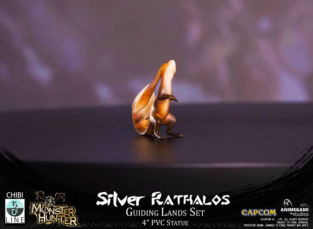 Monster Hunter Silver Rathalos PVC szobor figura 10 cm termékfotó