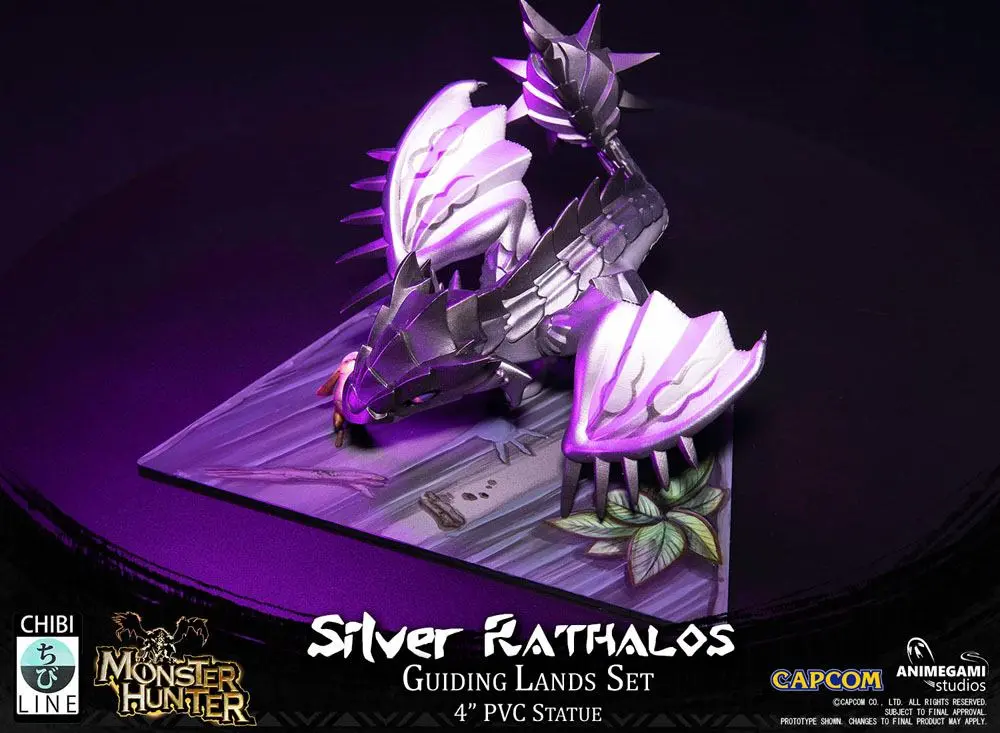 Monster Hunter Silver Rathalos PVC szobor figura 10 cm termékfotó