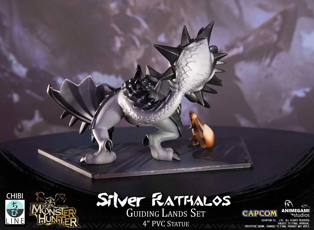 Monster Hunter Silver Rathalos PVC szobor figura 10 cm termékfotó