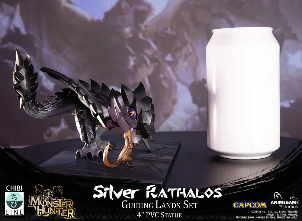 Monster Hunter Silver Rathalos PVC szobor figura 10 cm termékfotó