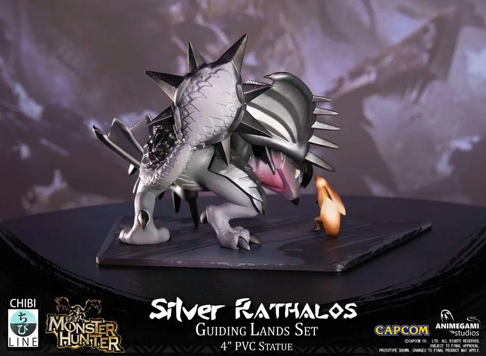 Monster Hunter Silver Rathalos PVC szobor figura 10 cm termékfotó