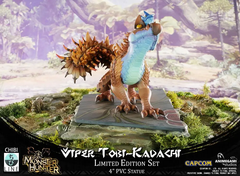 Monster Hunter Viper Tobi-Kadachi PVC szobor figura 10 cm termékfotó