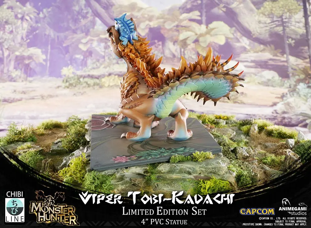 Monster Hunter Viper Tobi-Kadachi PVC szobor figura 10 cm termékfotó