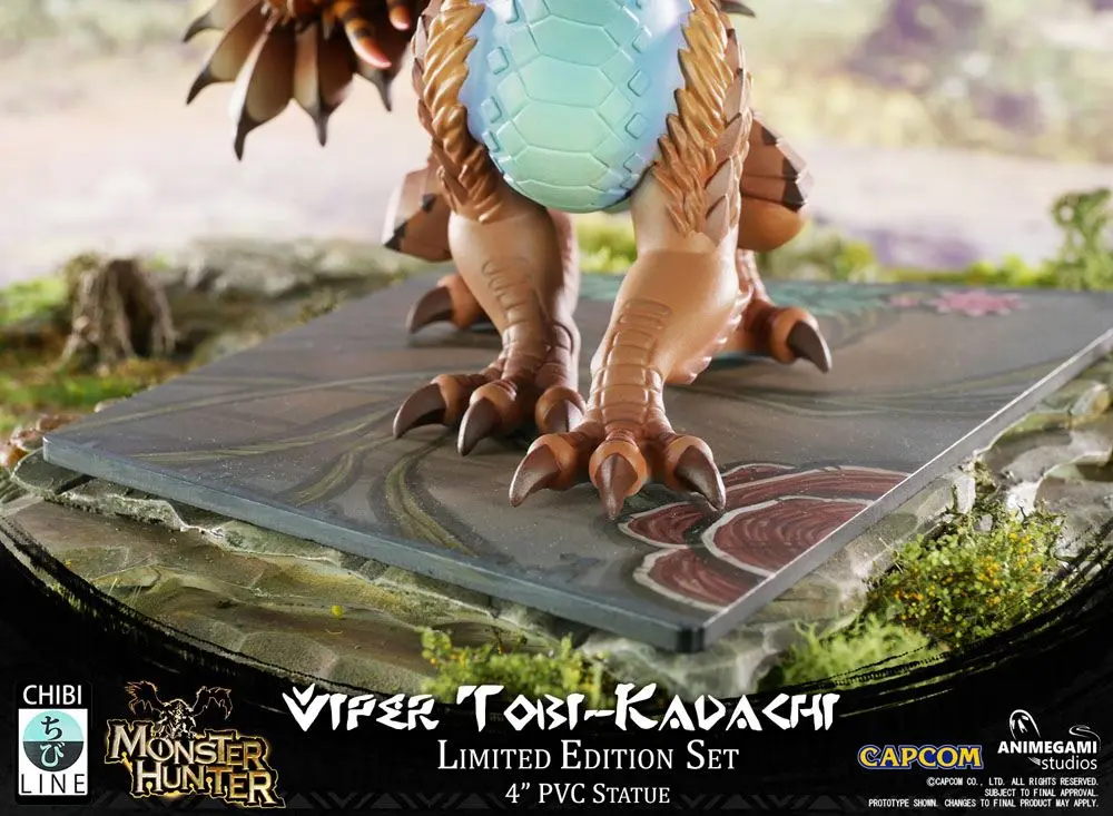 Monster Hunter Viper Tobi-Kadachi PVC szobor figura 10 cm termékfotó