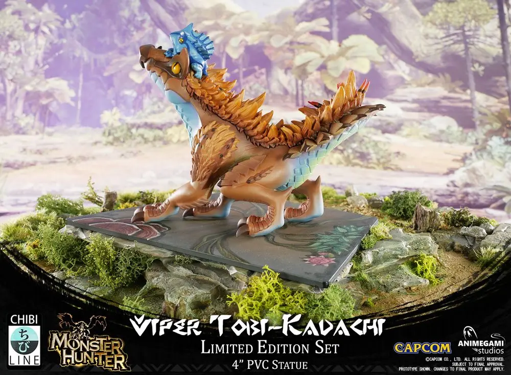 Monster Hunter Viper Tobi-Kadachi PVC szobor figura 10 cm termékfotó