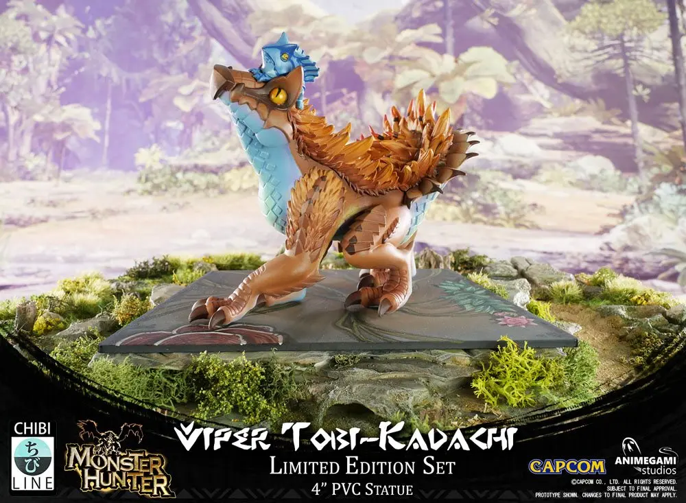 Monster Hunter Viper Tobi-Kadachi PVC szobor figura 10 cm termékfotó