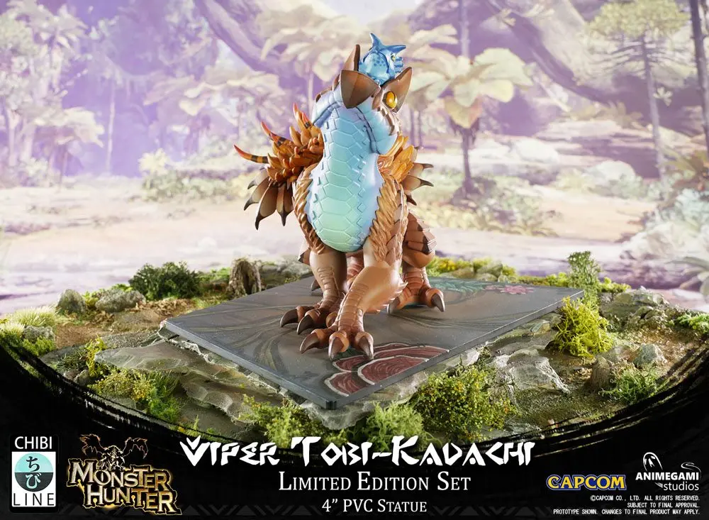 Monster Hunter Viper Tobi-Kadachi PVC szobor figura 10 cm termékfotó