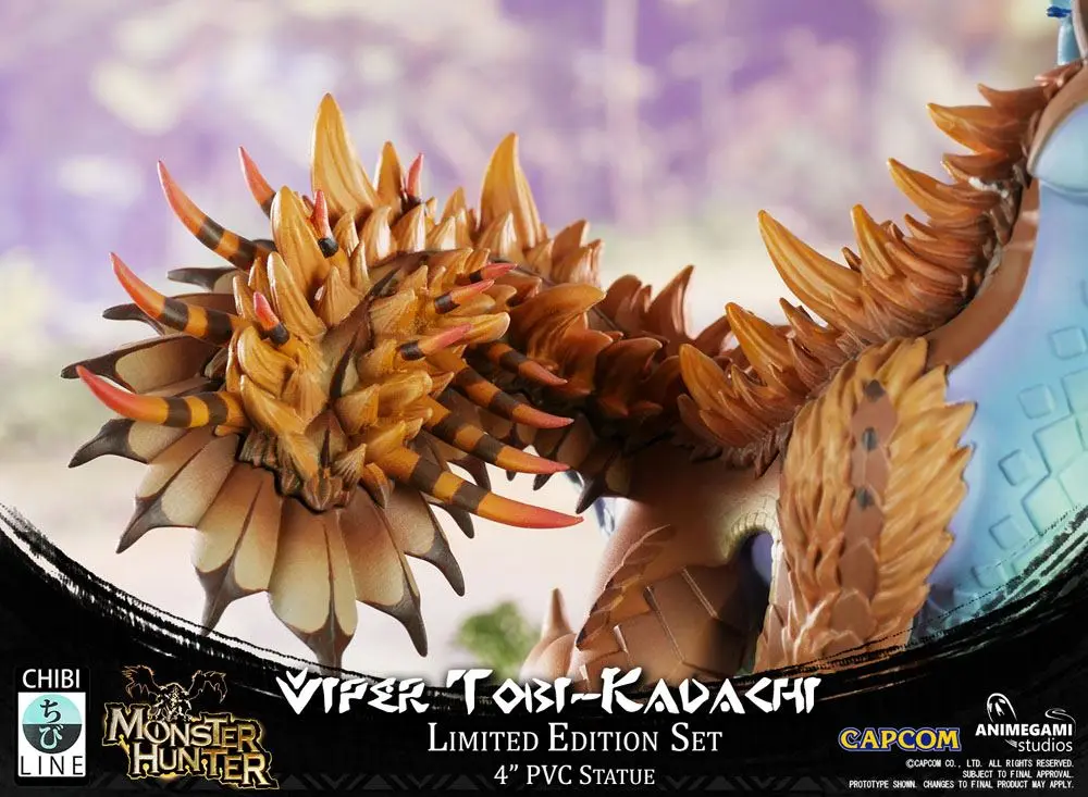 Monster Hunter Viper Tobi-Kadachi PVC szobor figura 10 cm termékfotó