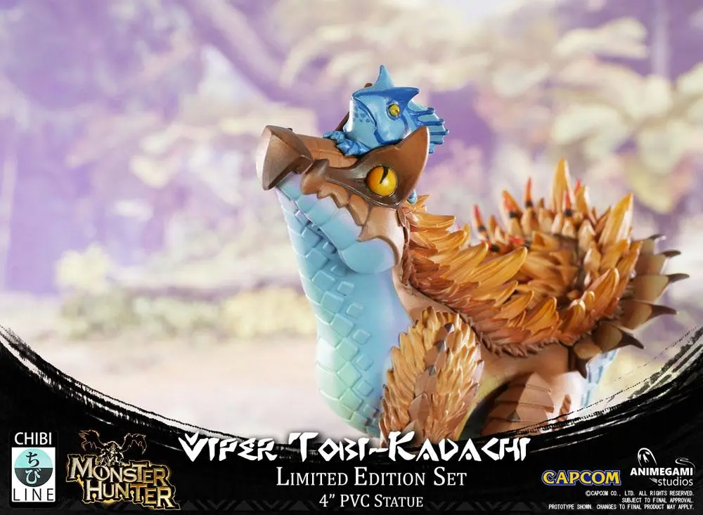 Monster Hunter Viper Tobi-Kadachi PVC szobor figura 10 cm termékfotó