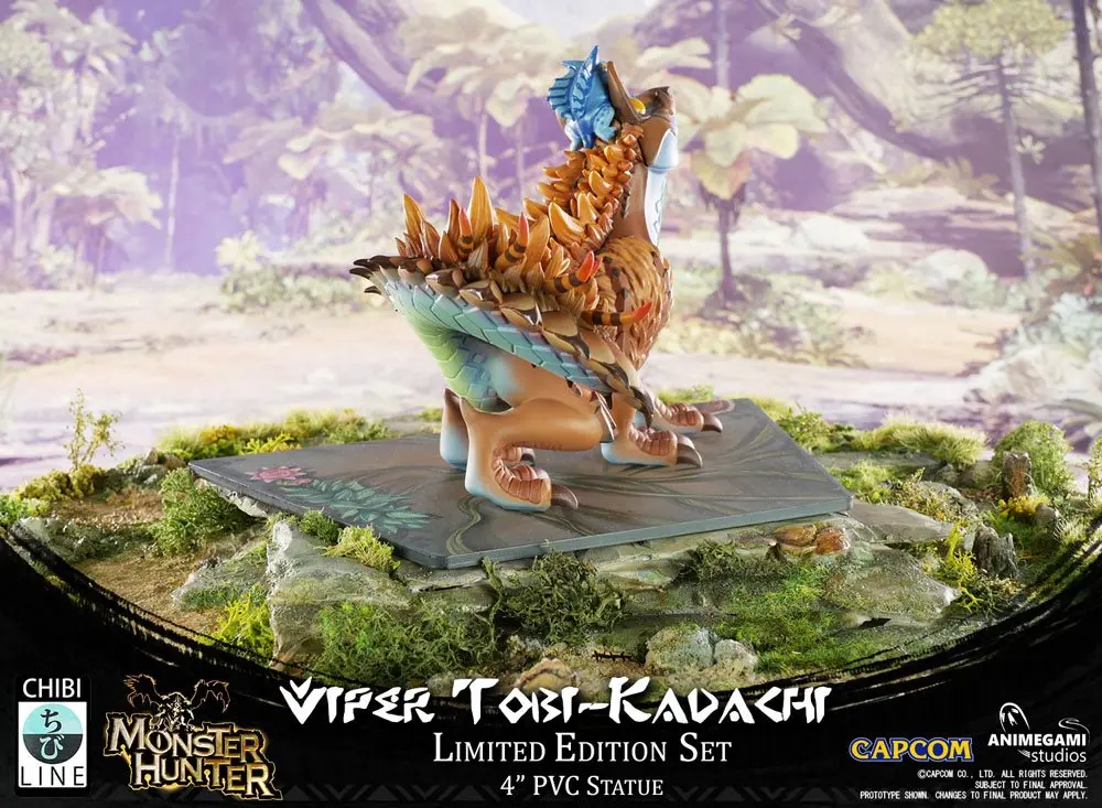 Monster Hunter Viper Tobi-Kadachi PVC szobor figura 10 cm termékfotó