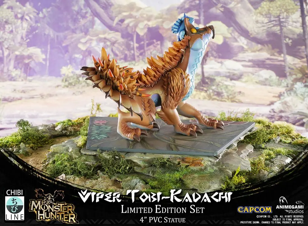 Monster Hunter Viper Tobi-Kadachi PVC szobor figura 10 cm termékfotó